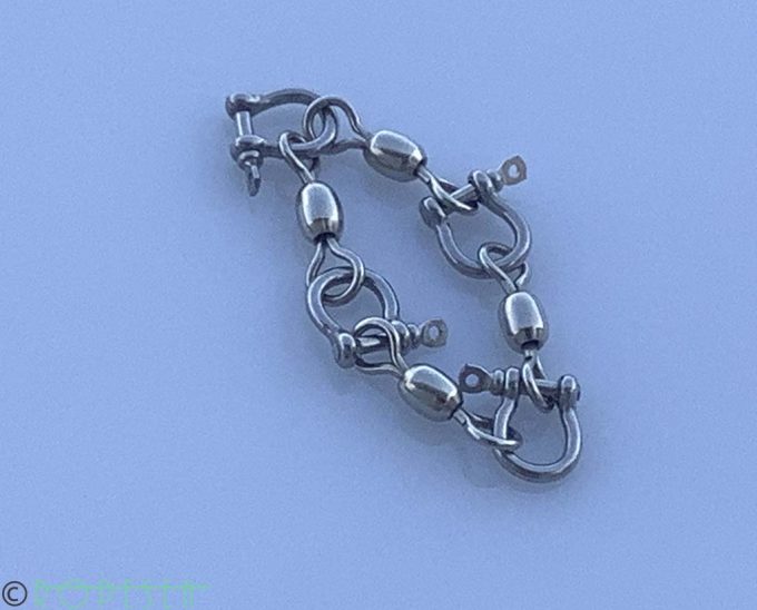 Nautical b-shackle bracelet - Image 3